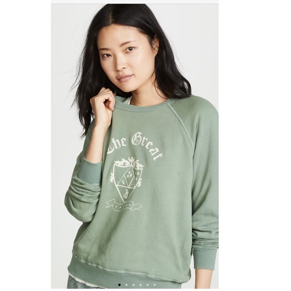 THE GREAT. Tops - The Great College Sweatshirt
